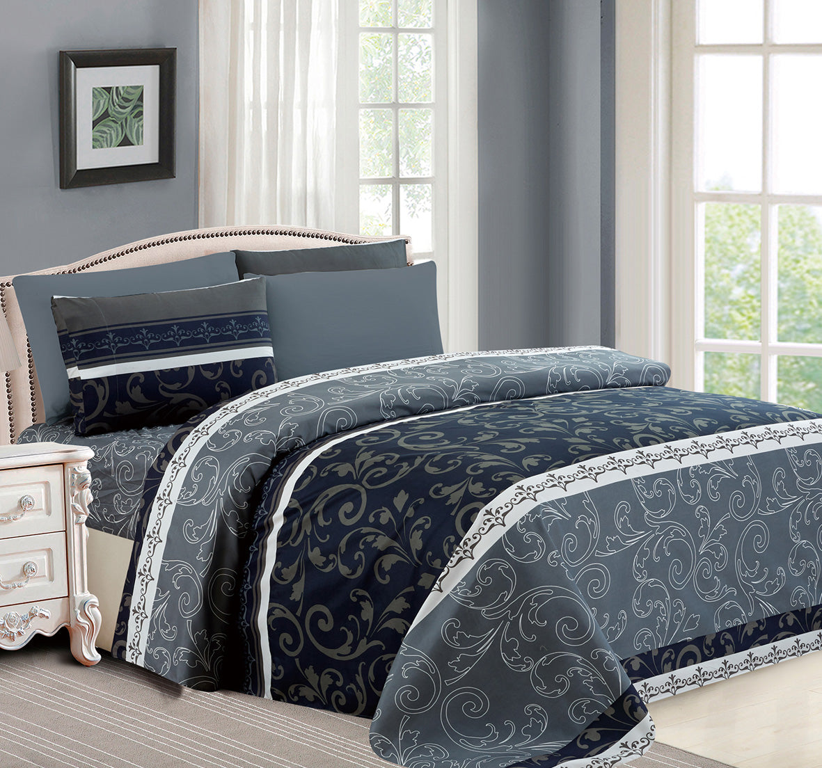 7800 Printed 6pc Sheet Set