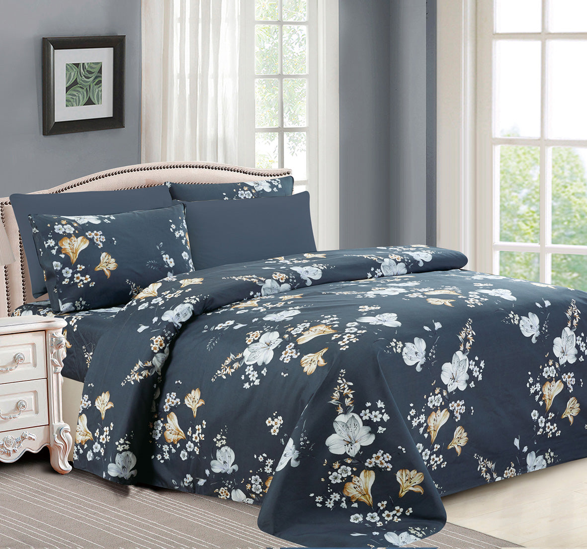 7800 Printed 6pc Sheet Set