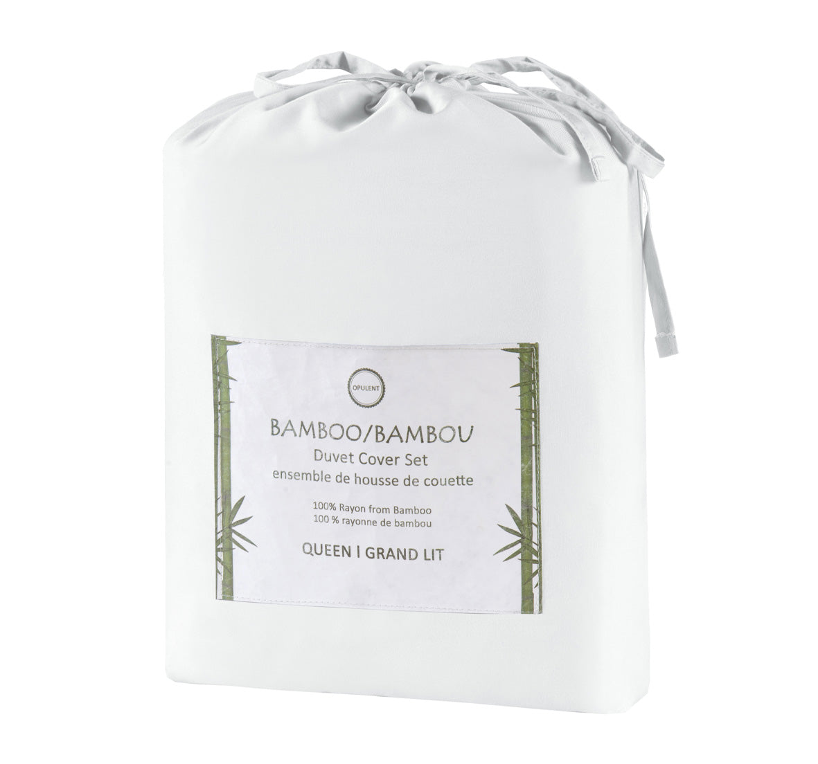 Bamboo Duvet Cover - White