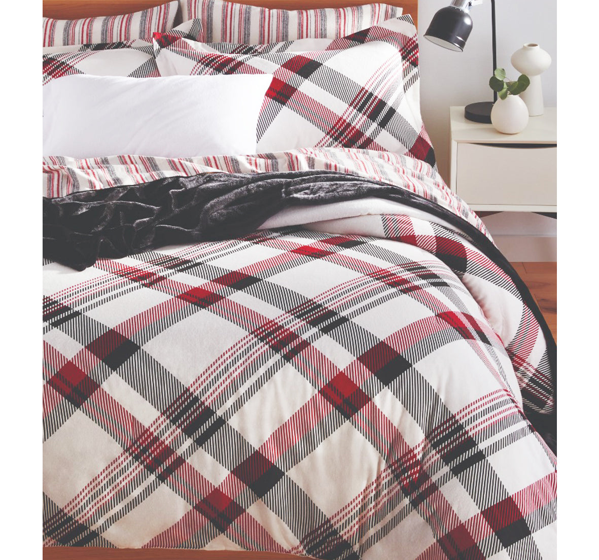 3Pc Flannel Comforter Sets