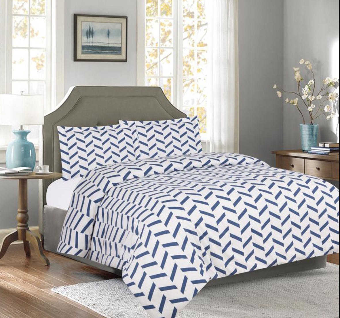 120 GSM Duvet Cover Set - Ocean