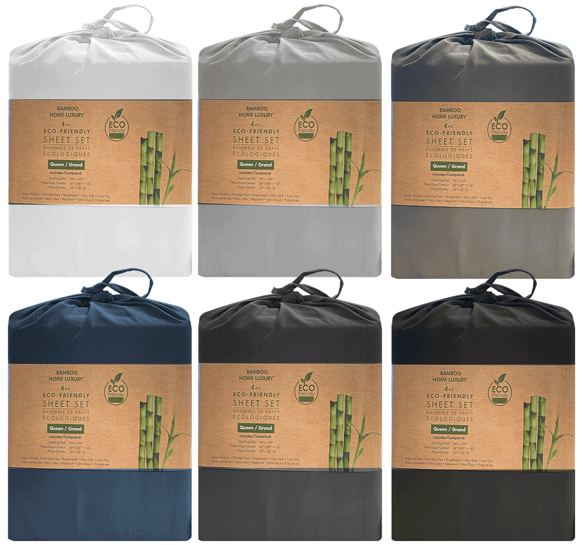 Bamboo ECO - FRIENDLY 4pc Sheet Set