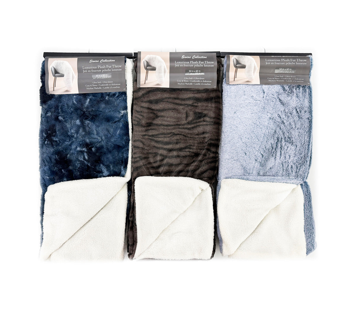 Luxurious Plush Fur Throw