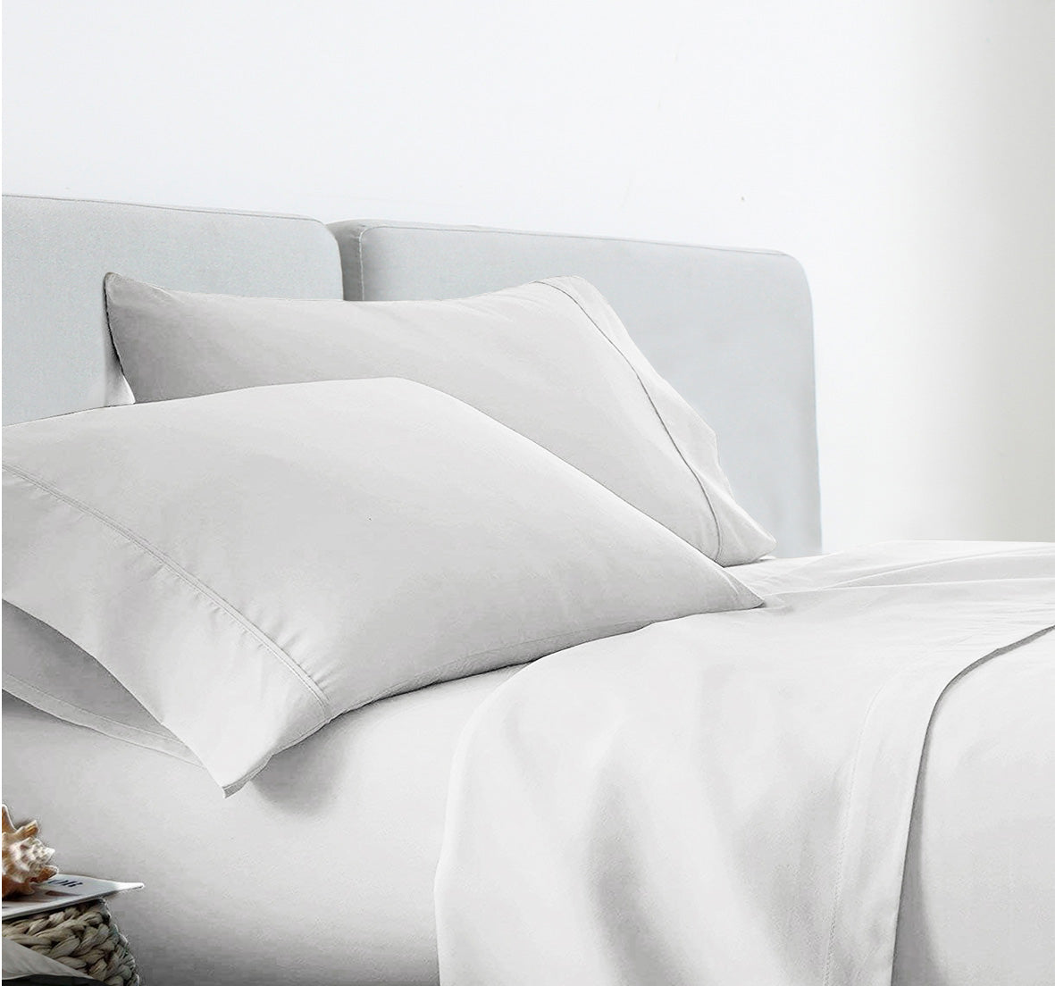 4pc Sateen 100% Cotton Sheet Set (600 TC)