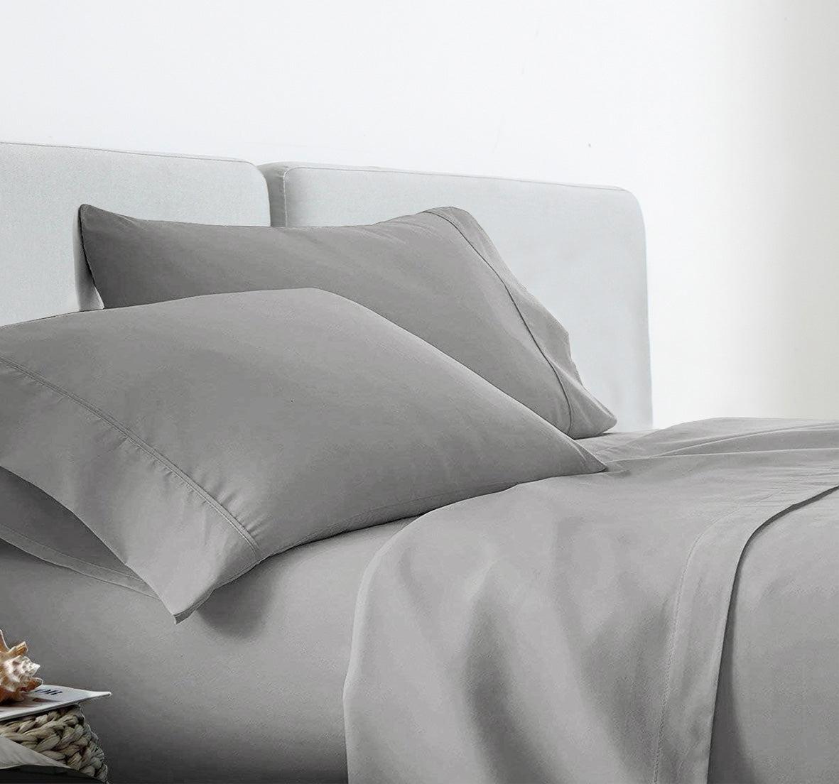 4pc Sateen 100% Cotton Sheet Set (600 TC)