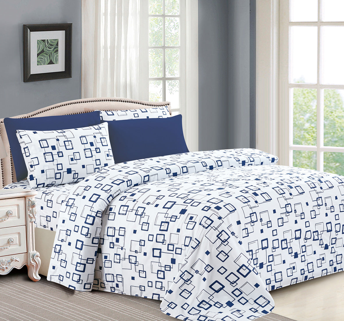 7800 Printed 6pc Sheet Set