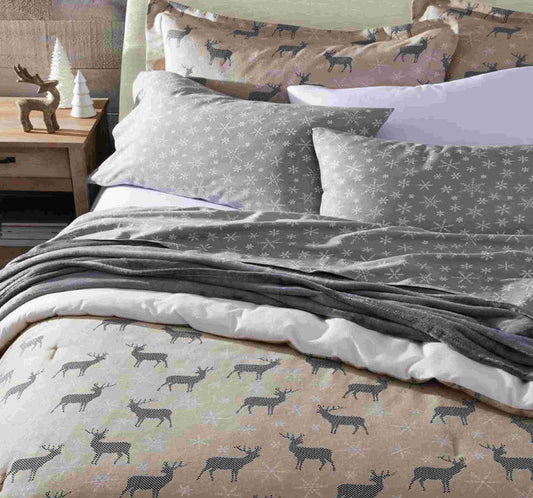 3Pc Flannel Comforter Sets