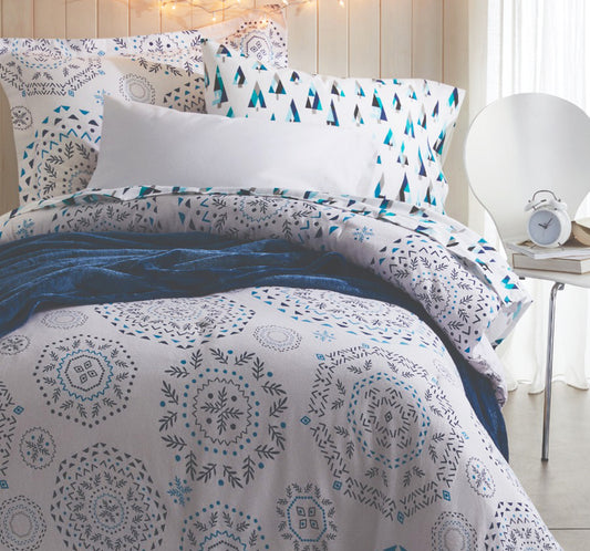 3Pc Flannel Comforter Sets