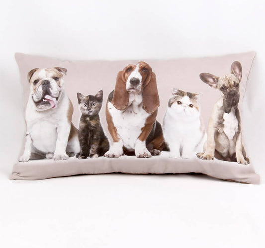 Decorative Cushion Cover - Dog Cat