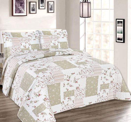 Quilt Set- Golden Blossom