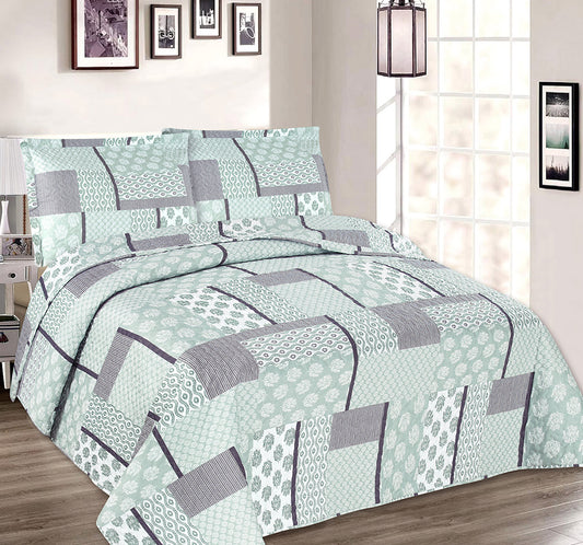 Quilt Set- Greyscape Bloom