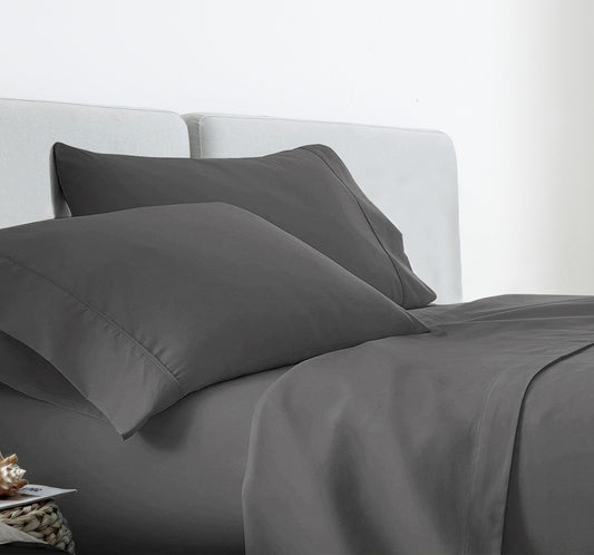 4pc Sateen 100% Cotton Sheet Set (600 TC)