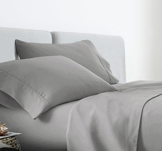 4pc Sateen 100% Cotton Sheet Set (600 TC)