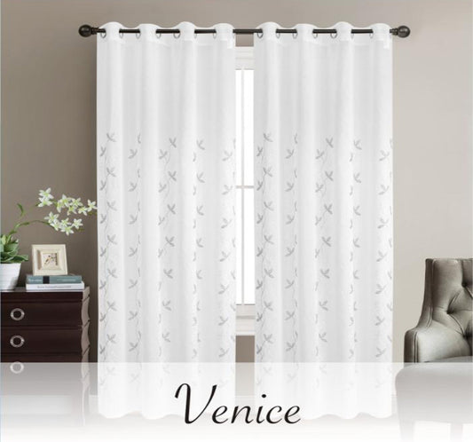 Venice Curtain - Grey
