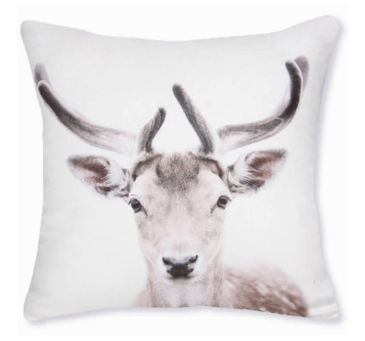 Decorative Cushion Cover - White Tail Deer